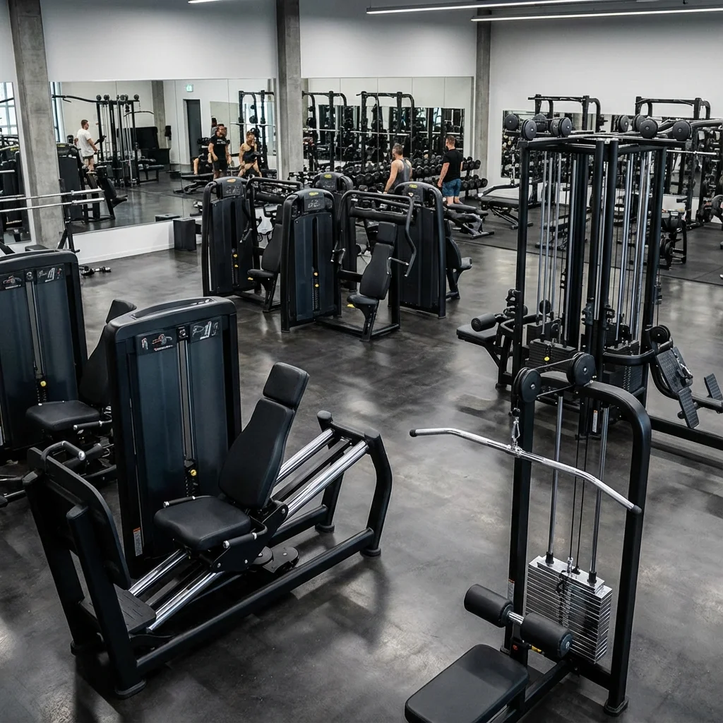 Strength machines area